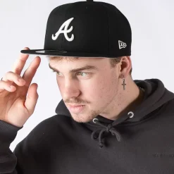 New Era Caps & Hats<5950 Atlanta Braves Glow In The Dark Fitted Cap