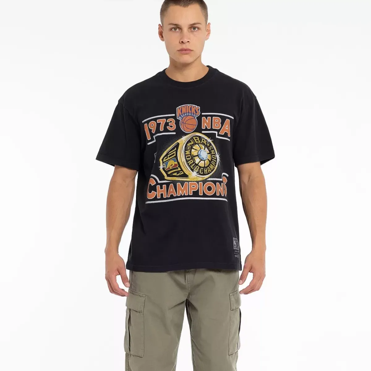 MITCHELL AND NESS Tees & Singlets<1973 Champions Tee Unisex