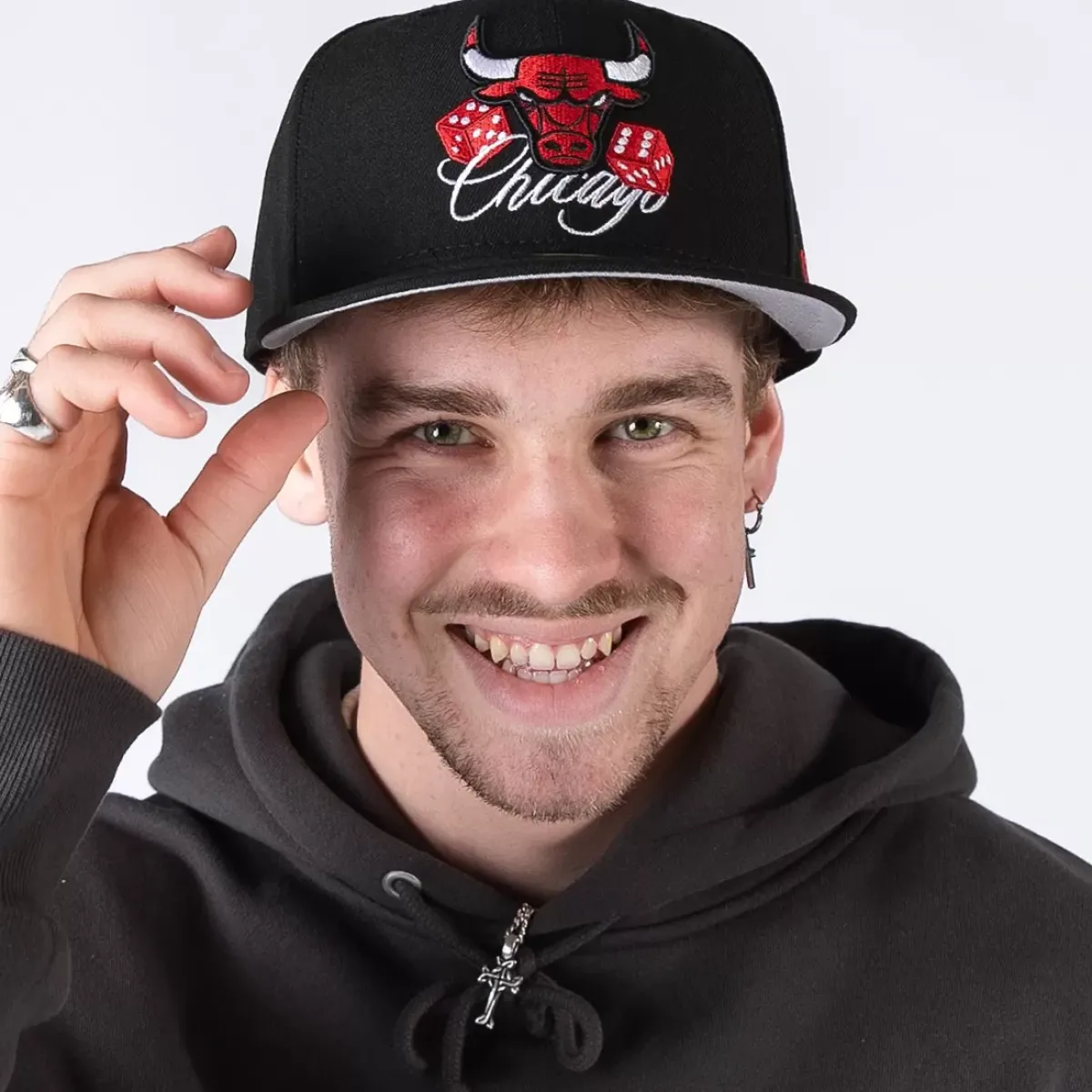 New Era Caps & Hats<5950 Chicago Bulls High Roller Fitted Cap