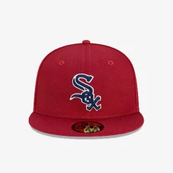New Era Caps & Hats<5950 Chicago White Sox Bordeaux Blue Cap