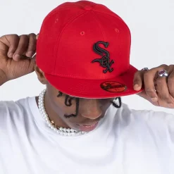 New Era Caps & Hats<5950 Chicago White Sox Scarlet Cap
