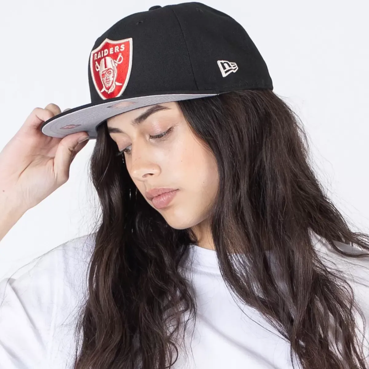 New Era Caps & Hats<5950 Las Vegas Raiders Black Cap