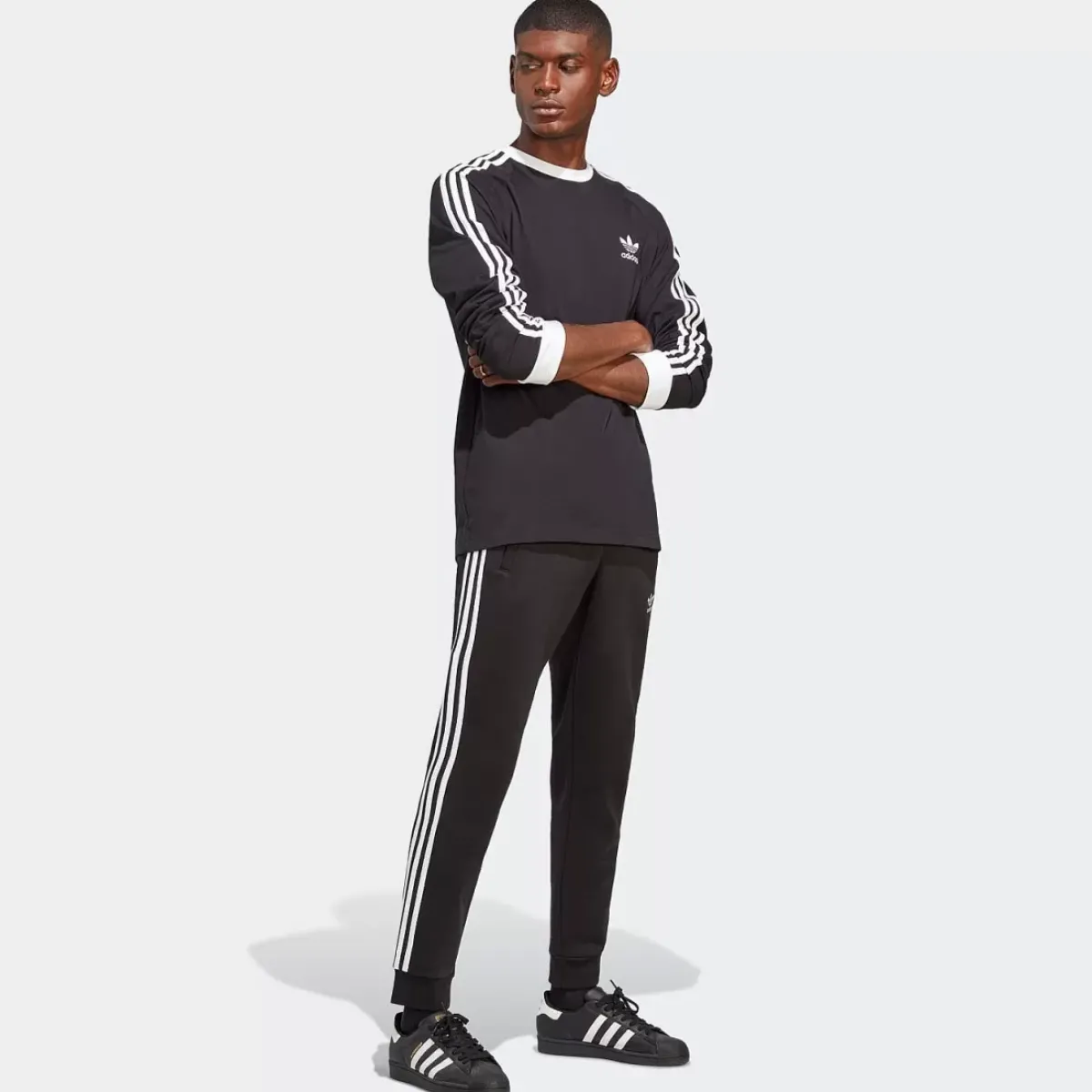 Adidas Originals Tees & Singlets<Adicolor Classics 3-Stripes Long-Sleeve Tee