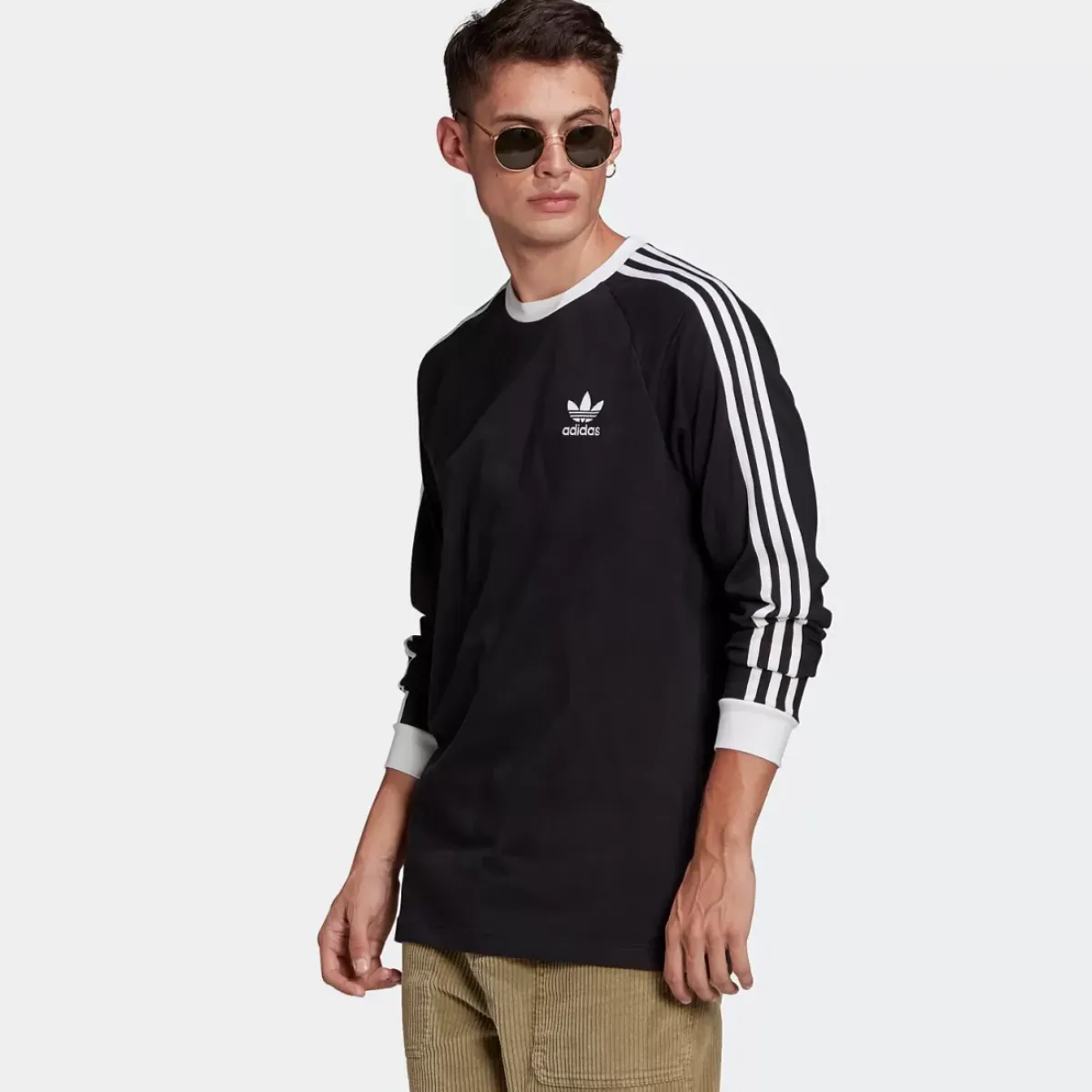 Adidas Originals Tees & Singlets<Adicolor Classics 3-Stripes Long Sleeve Tee
