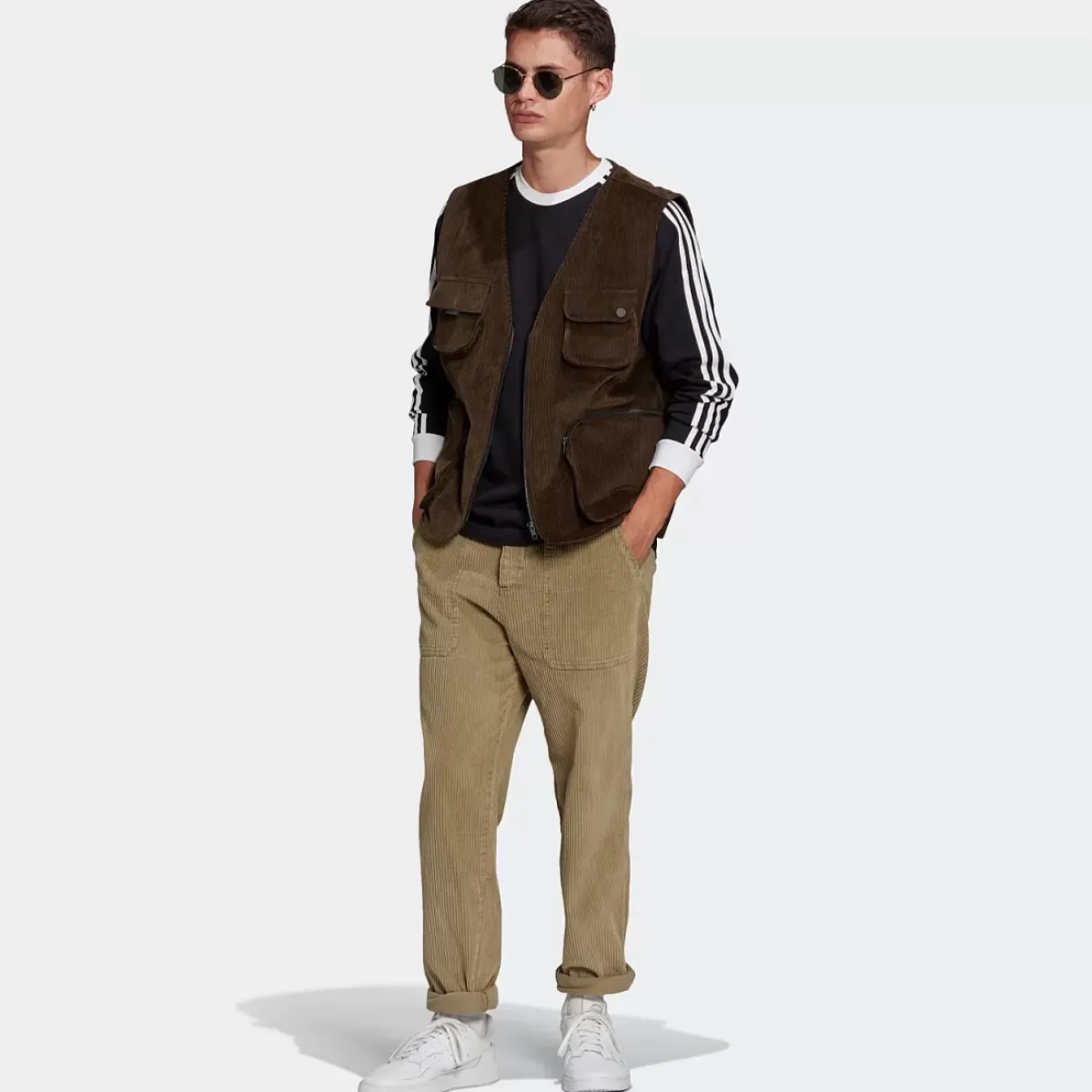 Adidas Originals Tees & Singlets<Adicolor Classics 3-Stripes Long Sleeve Tee