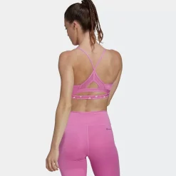 Adidas Sports Bras<Aeroreact Training Light-Support 3-Stripes Bra