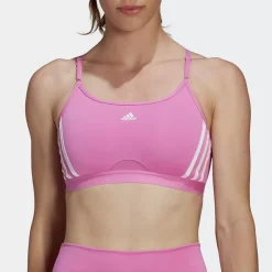 Adidas Sports Bras<Aeroreact Training Light-Support 3-Stripes Bra