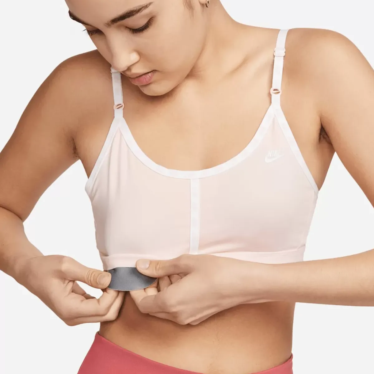 Nike Sports Bras<Air Dri-Fit Indy Light-Support Logo Tape Bra
