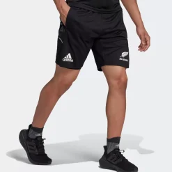 Adidas Shorts<All Blacks Rugby Gym Shorts
