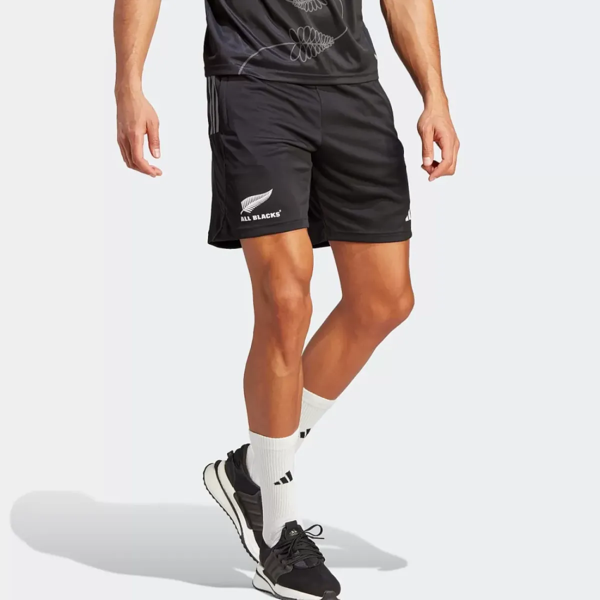 Adidas Shorts<All Blacks Rugby Gym Shorts