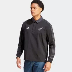 Adidas Polos & Shirts<All Blacks Rugby Long Sleeve Polo Shirt