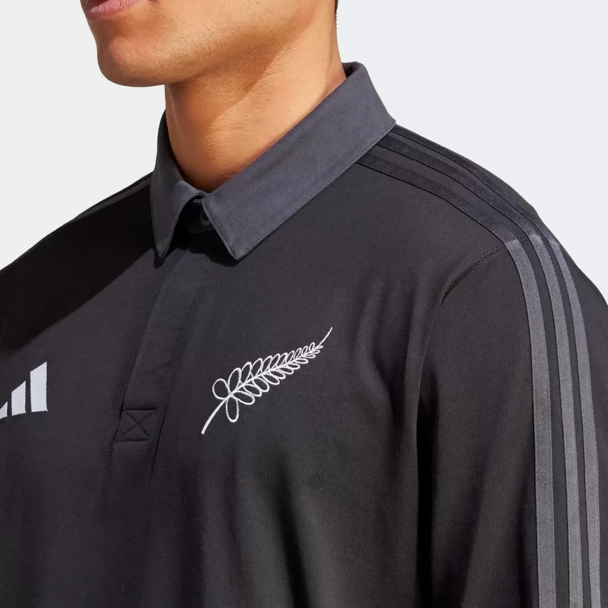 Adidas Polos & Shirts<All Blacks Rugby Long Sleeve Polo Shirt