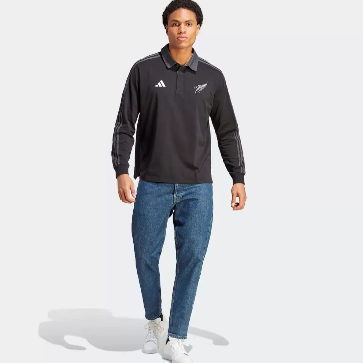 Adidas Polos & Shirts<All Blacks Rugby Long Sleeve Polo Shirt