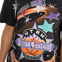 MITCHELL AND NESS Tees & Singlets<All Star Burst Tee Unisex