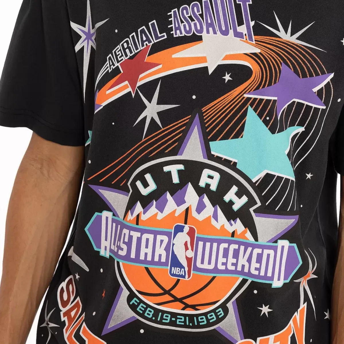 MITCHELL AND NESS Tees & Tanks<All Star Burst Tee Unisex
