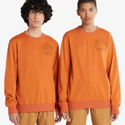 Timberland Hoodies & Crews<Back Logo Sweatshirt Unisex