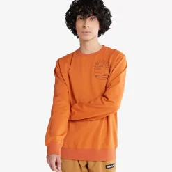Timberland Hoodies & Crews<Back Logo Sweatshirt Unisex