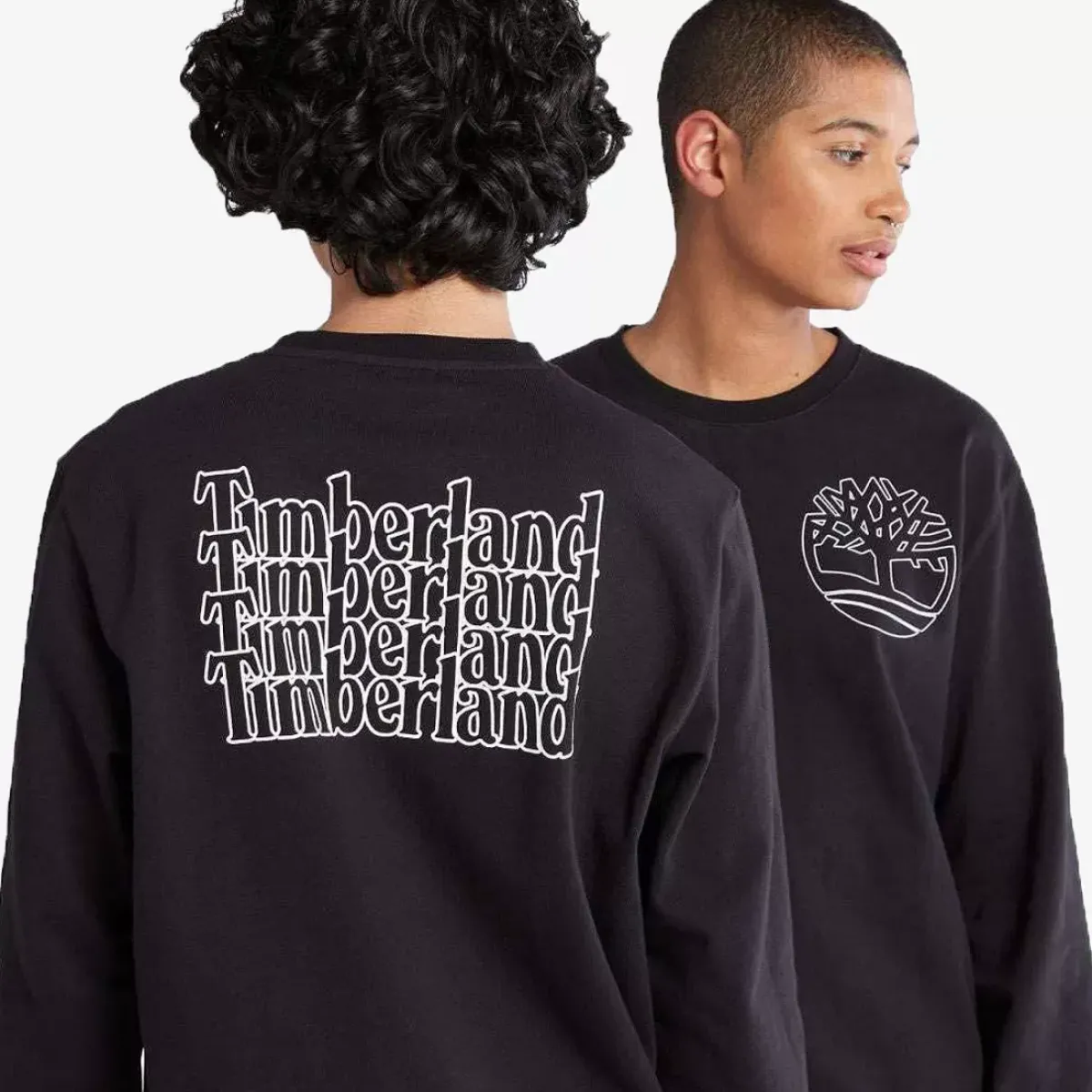 Timberland Hoodies & Crews<Back Logo Sweatshirt Unisex