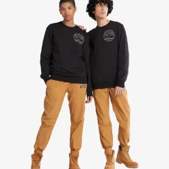 Timberland Hoodies & Crews<Back Logo Sweatshirt Unisex