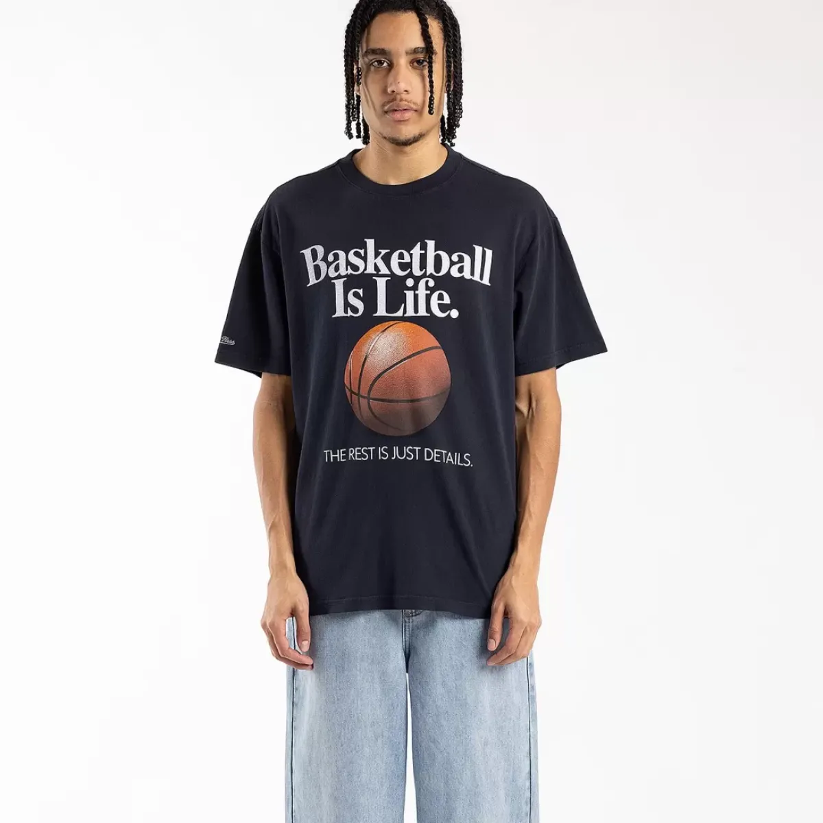 MITCHELL AND NESS Tees & Singlets<Basketball Is Life Tee Unisex