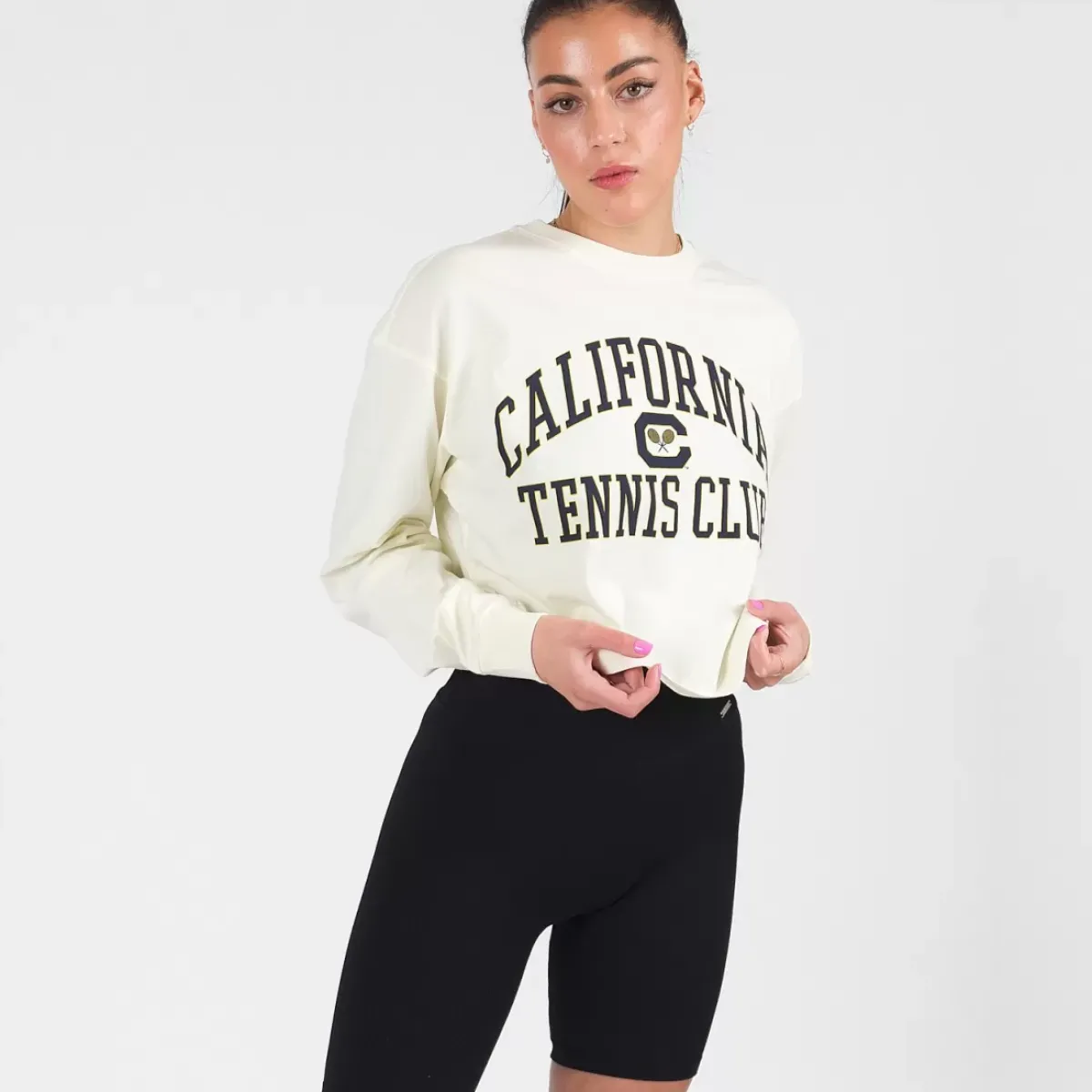 NCAA Tees & Tanks<Berkeley Tennis Club Long Sleeve Crop Tee