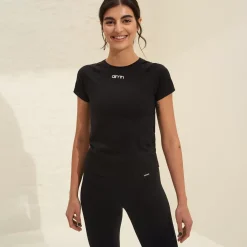 Aim Tees & Tanks<Black Soft Basic Short Sleeve