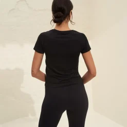 Aim Tees & Tanks<Black Soft Basic Short Sleeve