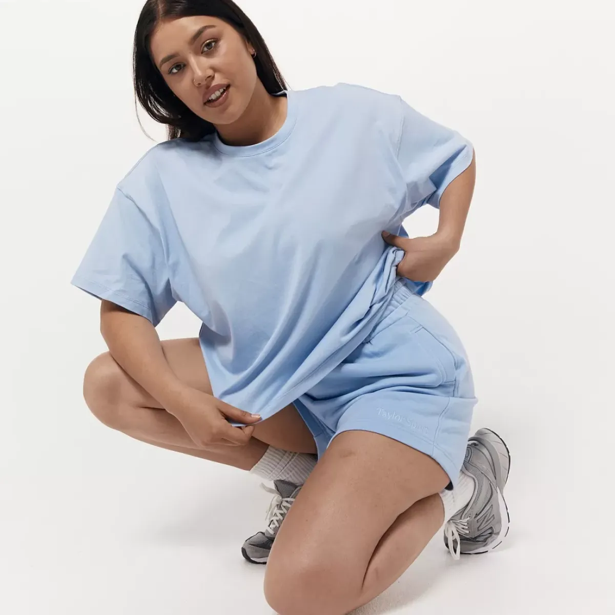 Taylor Sport Tees & Tanks<Boxy Tee In Sky Blue
