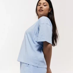 Taylor Sport Tees & Tanks<Boxy Tee In Sky Blue