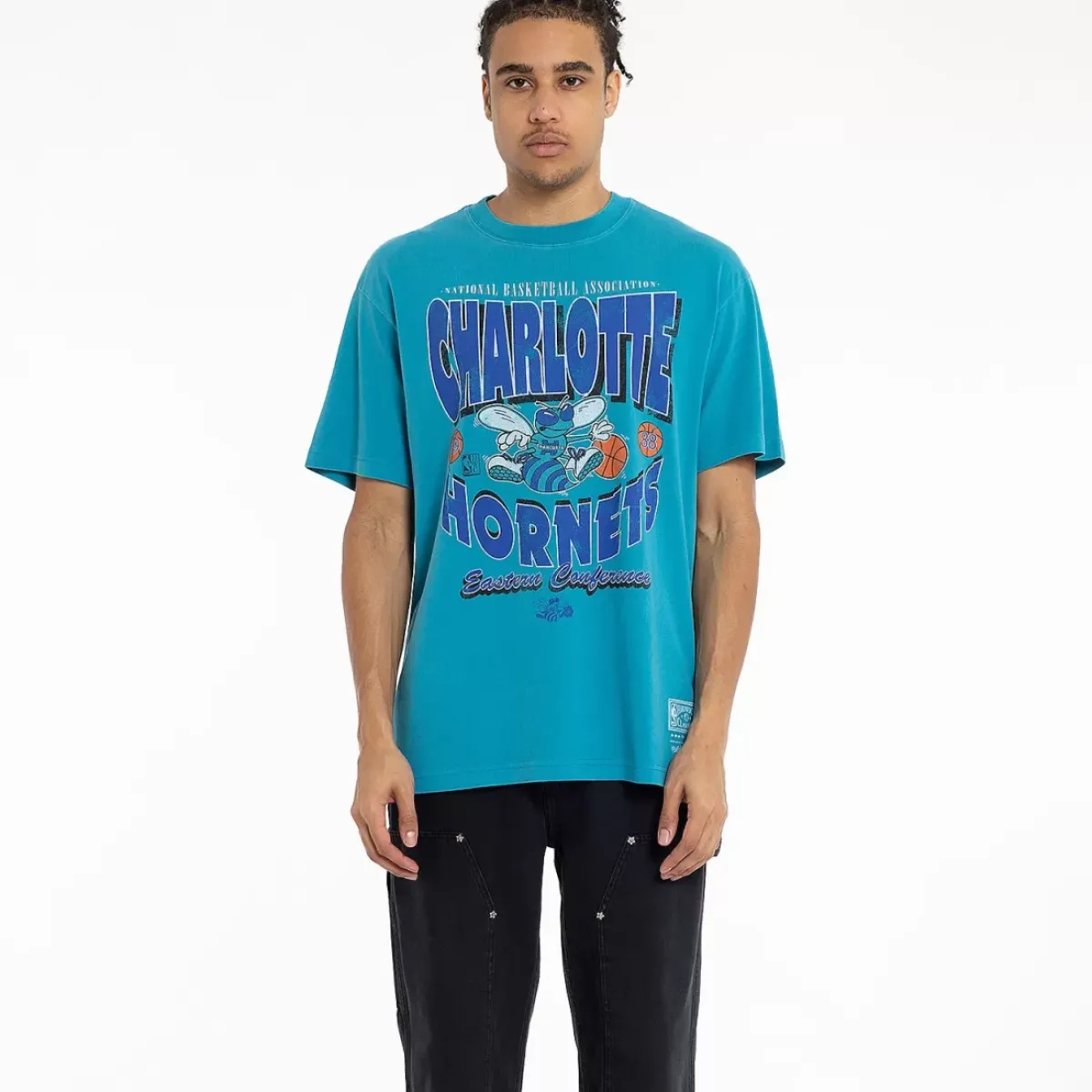 MITCHELL AND NESS Tees & Singlets<Charlotte Hornets Champions Tee Unisex