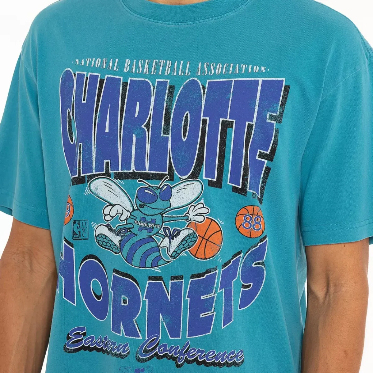 MITCHELL AND NESS Tees & Singlets<Charlotte Hornets Champions Tee Unisex