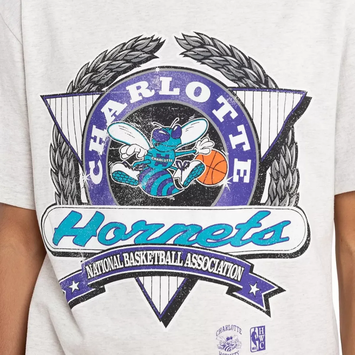 MITCHELL AND NESS Tees & Singlets<Charlotte Hornets Dash Tee