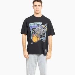 MITCHELL AND NESS Tees & Singlets<Charlotte Hornets Fireball Tee Unisex