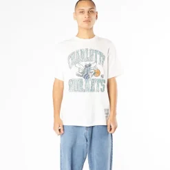 MITCHELL AND NESS Tees & Tanks<Charlotte Hornets Vintage Ivy Arch Tee Unisex