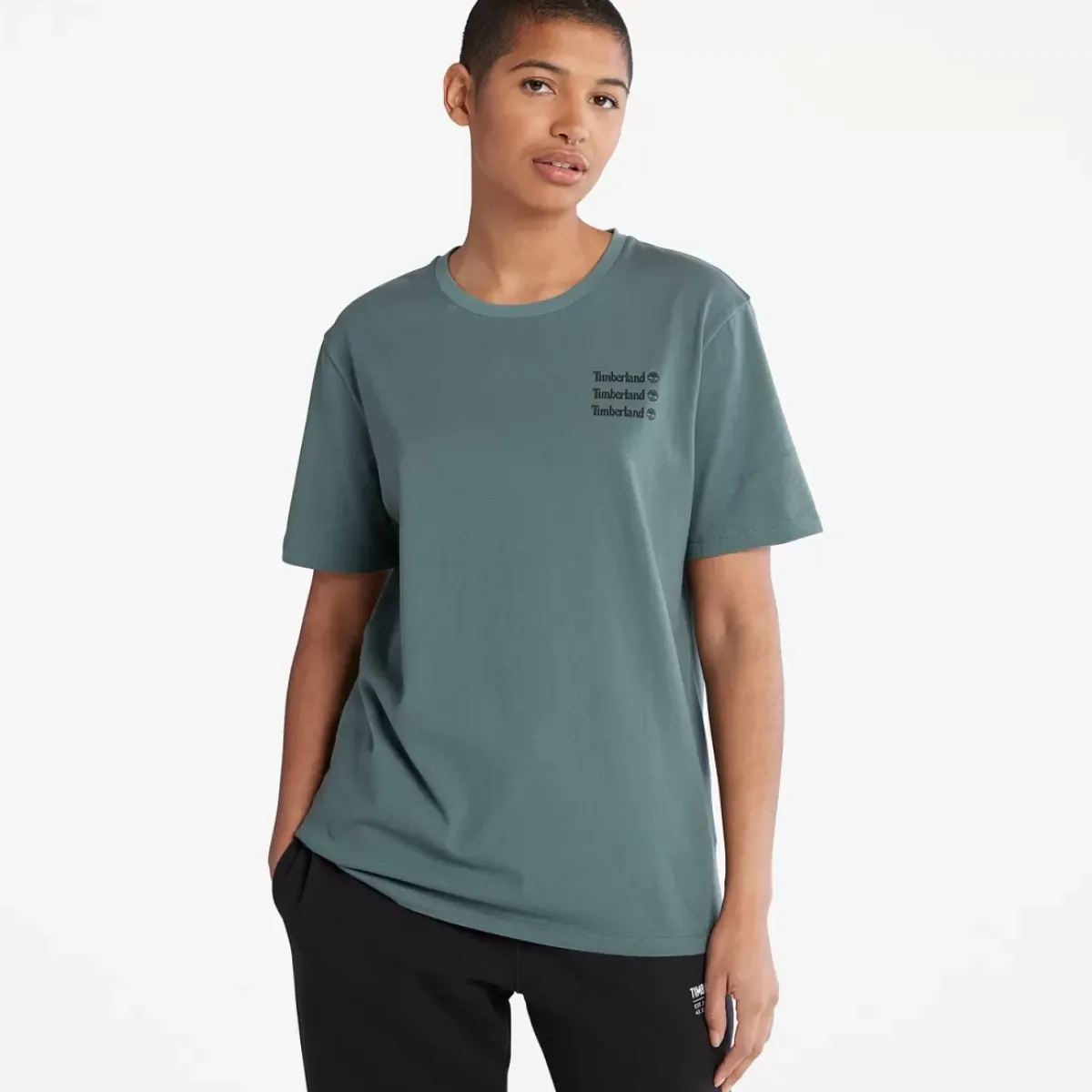 Timberland Tees & Singlets<Chest Logo Tee Unisex