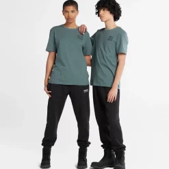 Timberland Tees & Singlets<Chest Logo Tee Unisex
