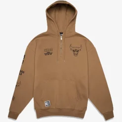 New Era Hoodies & Crews<Chicago Bulls 1/4 Zip Hoodie
