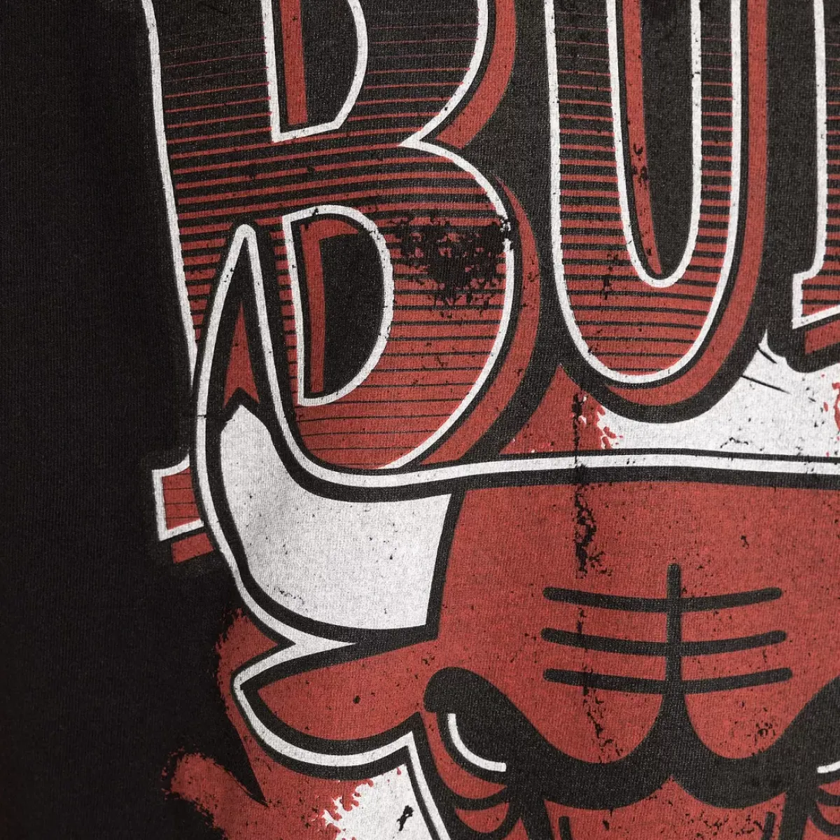 MITCHELL AND NESS Tees & Singlets<Chicago Bulls Brush Off Tee Unisex