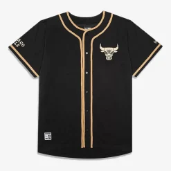 New Era Tees & Singlets<Chicago Bulls Button Up Tee
