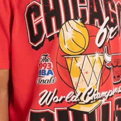 MITCHELL AND NESS Tees & Tanks<Chicago Bulls Champ History T-Shirt Unisex