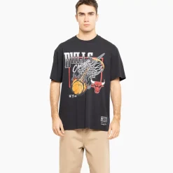 MITCHELL AND NESS Tees & Tanks<Chicago Bulls Fireball Tee Unisex
