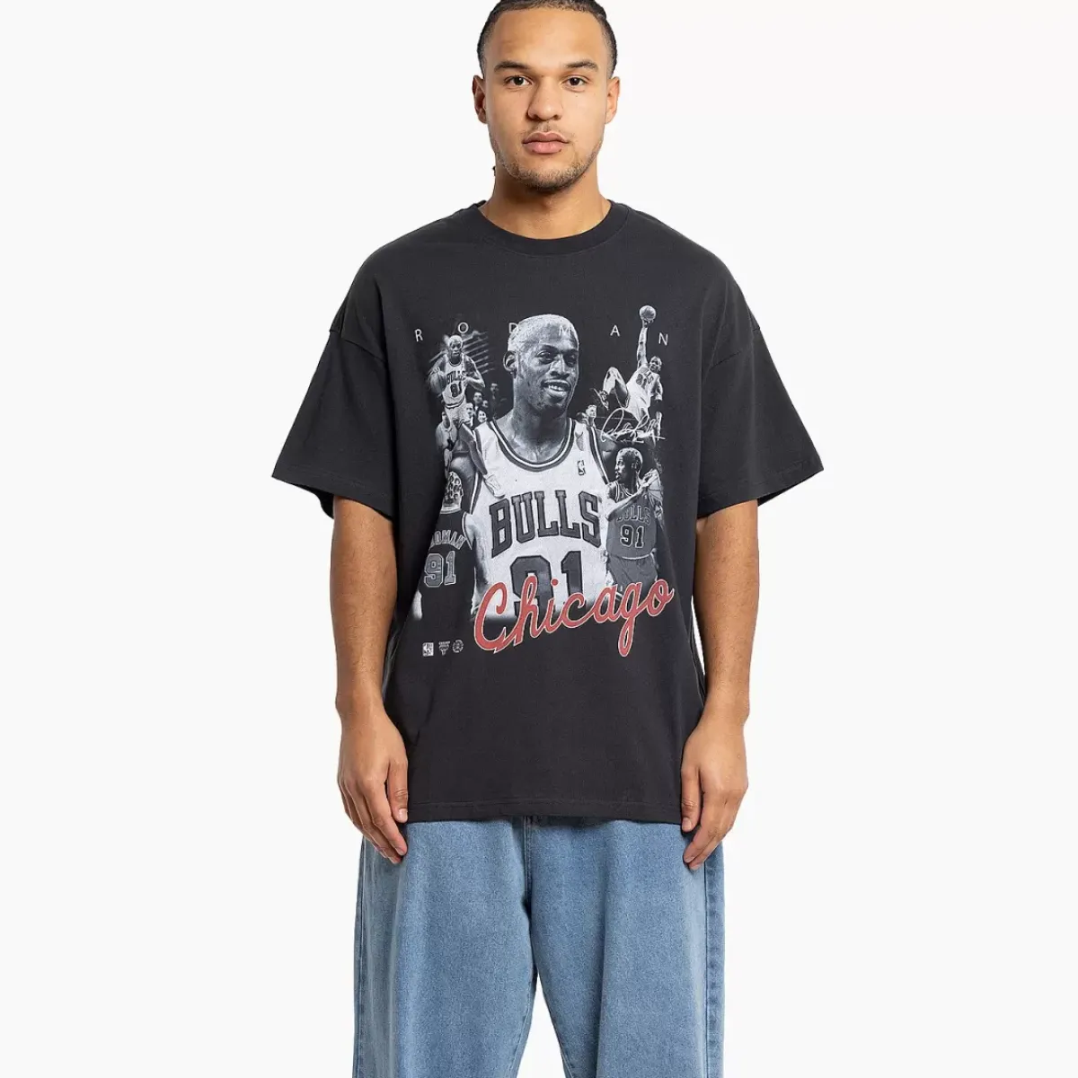 MITCHELL AND NESS Tees & Singlets<Chicago Bulls Player Photo Tee