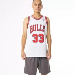MITCHELL AND NESS Tees & Singlets<Chicago Bulls Swingman Jersey