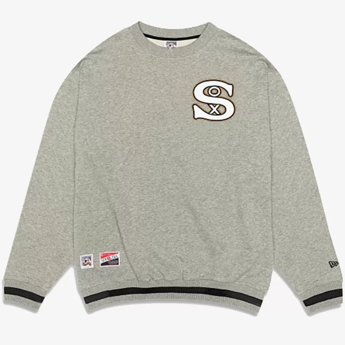 New Era Hoodies & Crews<Chicago White Sox Grey Archive Americana Sweatshirt