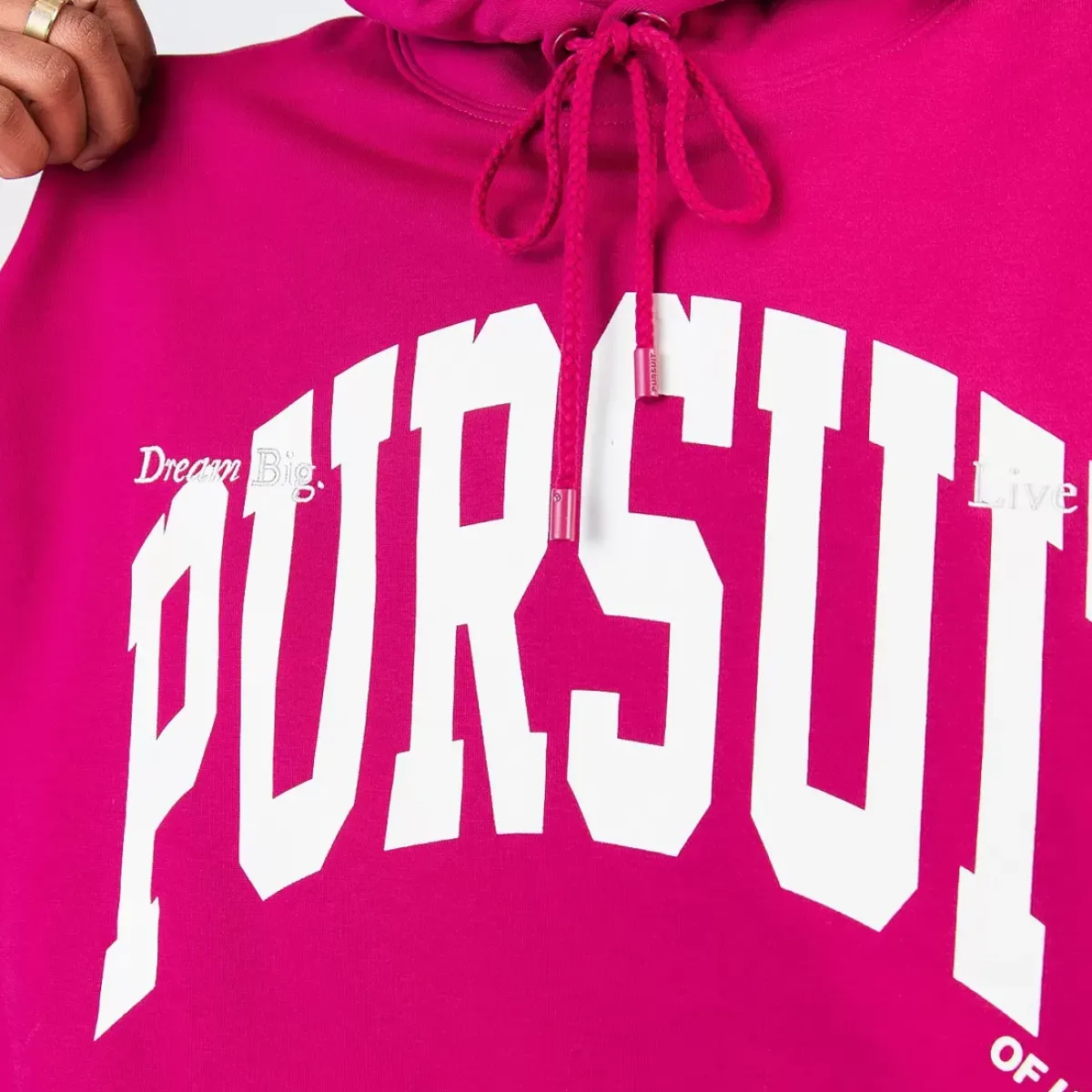 Pursuit of Happiness Tees & Singlets<Classic Heavyweight Pullover In Boysenberry/White/Concrete