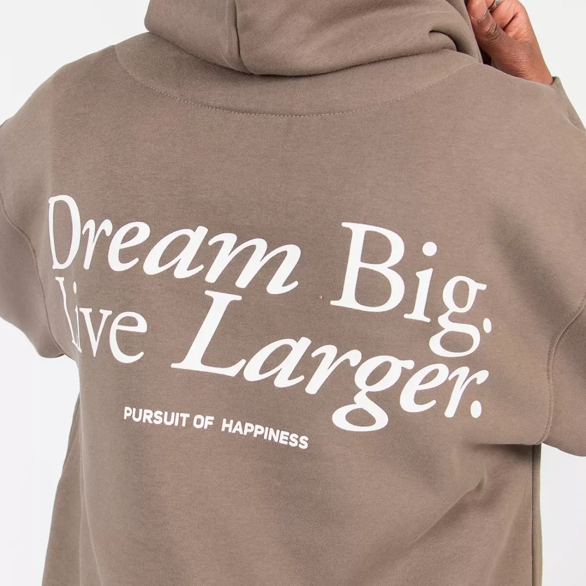 Pursuit of Happiness Hoodies & Crews<Classic Heavyweight Pullover In Otter/White
