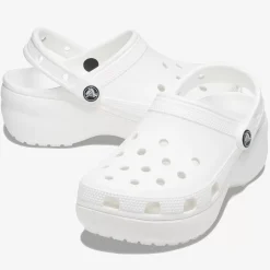 CROCS Slides<Classic Platform Clog Womens