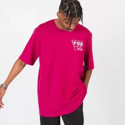 Pursuit of Happiness Tees & Singlets<Classic Track Tee Flag In Boysenberry/White