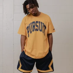 Pursuit of Happiness Tees & Singlets<Classic Track Tee Gold