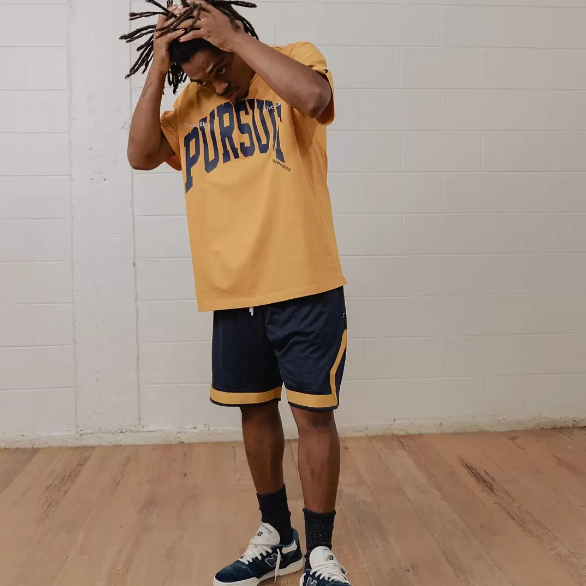 Pursuit of Happiness Tees & Singlets<Classic Track Tee Gold